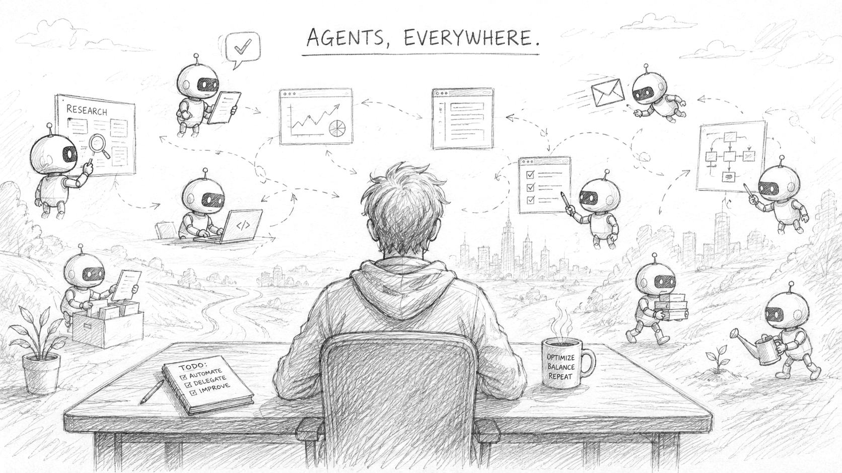 Agenten, überall.