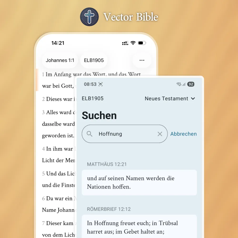 Screenshot von Vector Bible