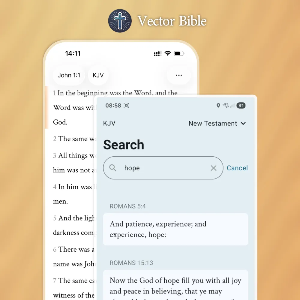 Screenshot von Vector Bible