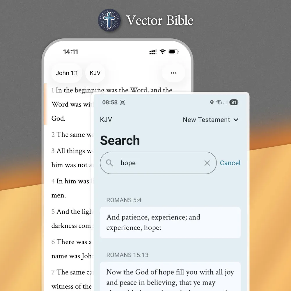 Screenshot von Vector Bible