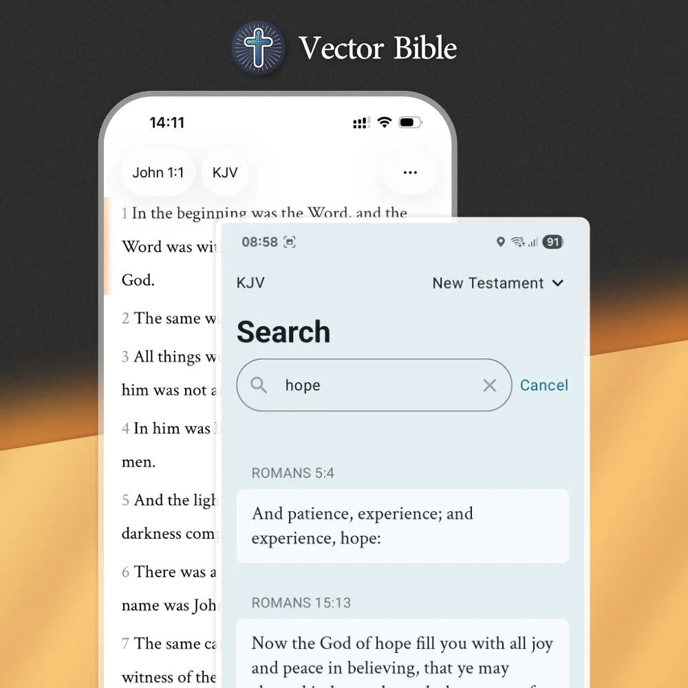Screenshot von Vector Bible
